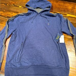 BNWT POLO Ralph Lauren Classic Fit Performance Hoodie with zipper pockets